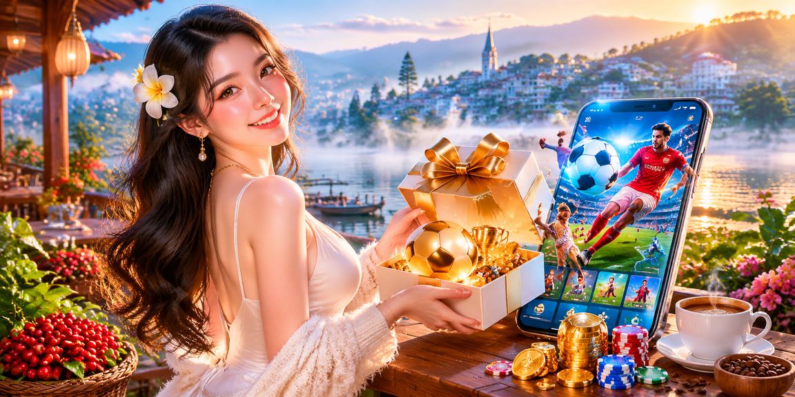 Người hâm mộ Đà Lạt xem cá cược thể thao trực tuyến bên tách cà phê buổi sáng