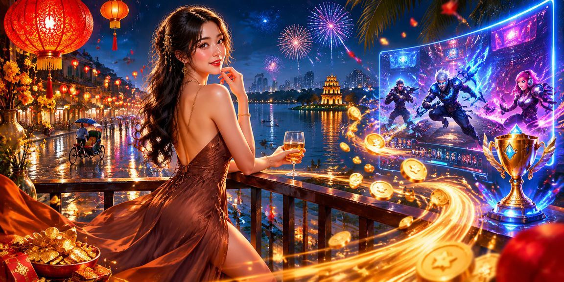 Game thủ tại Hà Nội uống cà phê và theo dõi esports VCS trong khi chờ nhận tiền thưởng