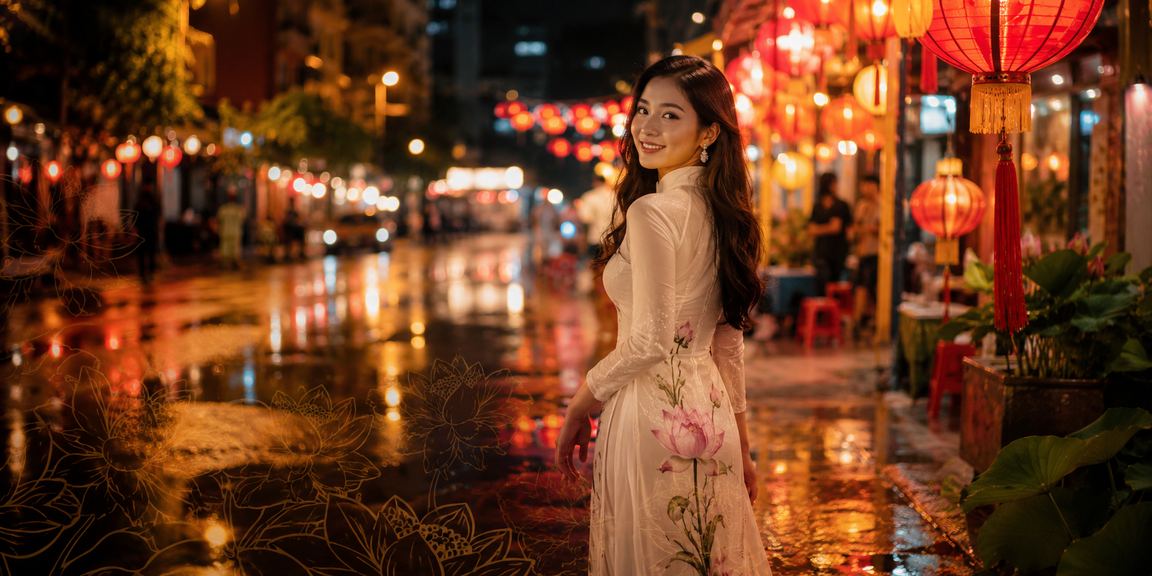 Khung cảnh chợ đêm Thành phố Hồ Chí Minh với không khí sôi động đặc trưng của nền giải trí trực tuyến