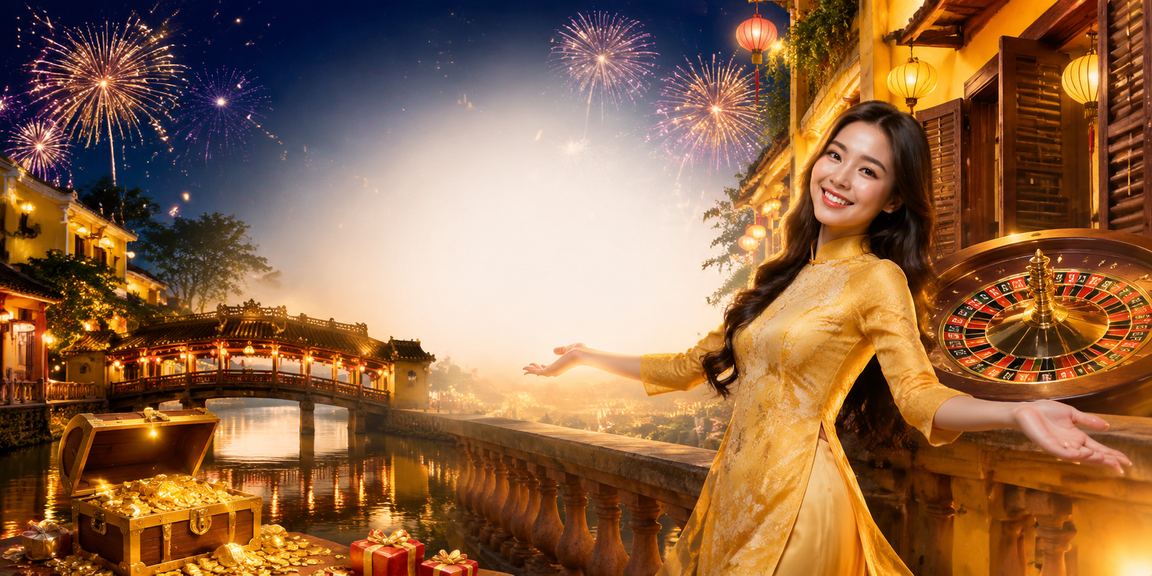 Trò chơi roulette trong không khí lễ hội tại Hội An